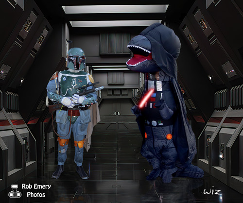 Darth Rex talks with Boba Fett